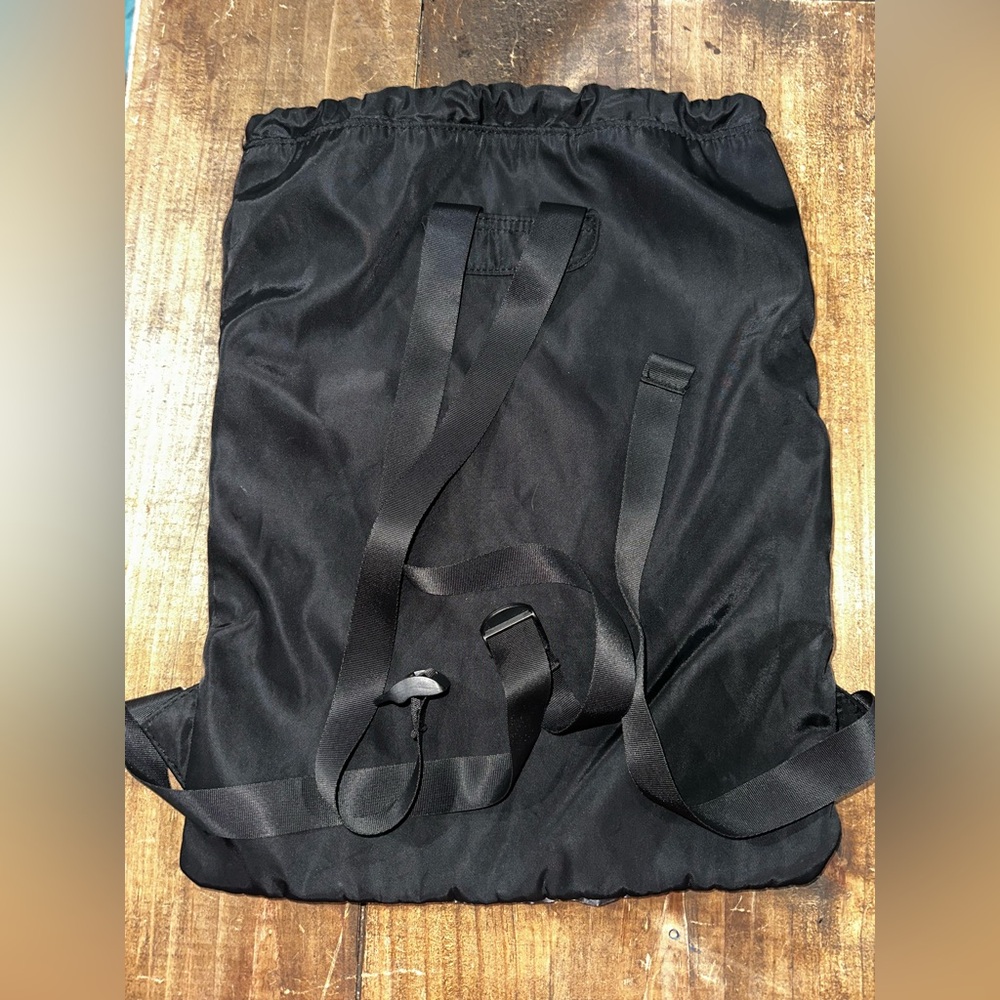 Peloton Black Drawstring Backpack - image 3